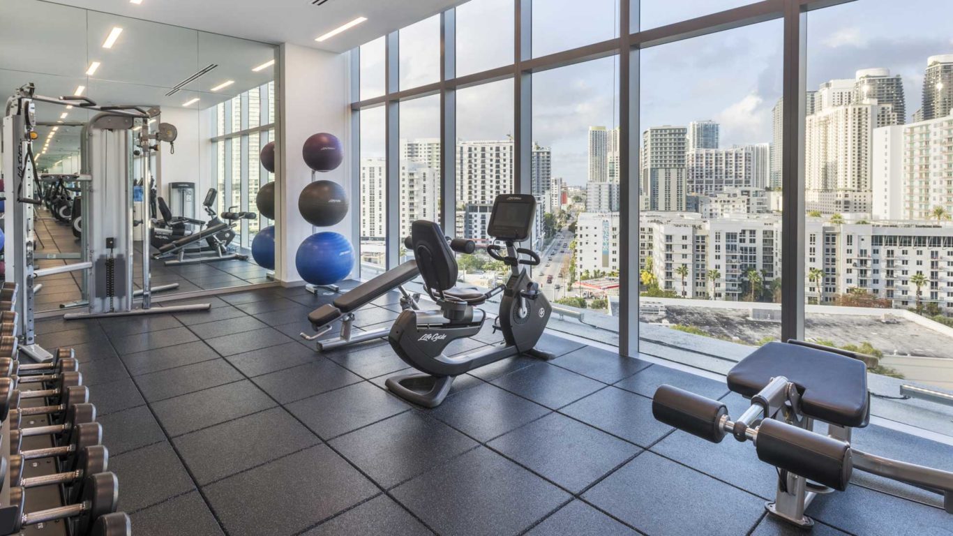 Fitness center- Novotel Miami Brickell
