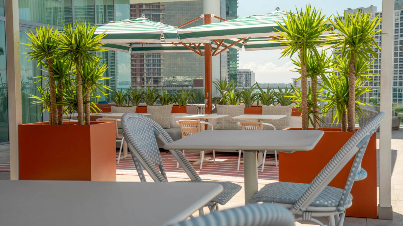Novotel Miami Brickell Rooftop pool deck